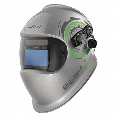 OPTREL 1006500 Auto Darkening Welding Helmet Silver
