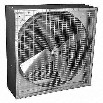 DAYTON 44YU10 Agricultural Exhst Fan 36In Bl Galv Stl