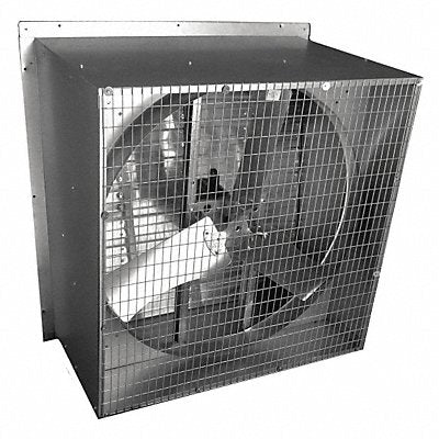 DAYTON 44YU17 Agr ExhFn 36In Bl Galvanised Steel 115/230V