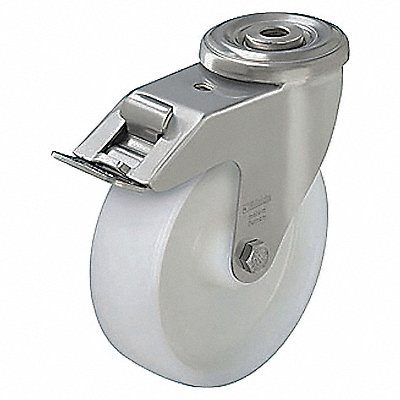 GRAINGER LEXRPO100XRFI Corrosion-Resistant Bolt-Hole Castor