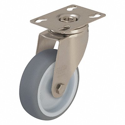 GRAINGER LKPXATPA126G Standard Plate Castor Swivel 265 lb.