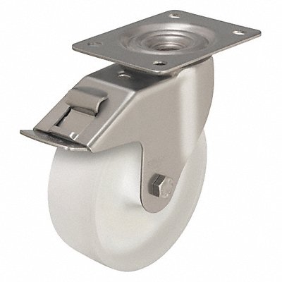 GRAINGER LEXPO125XRFI Standard Plate Castor Swivel 330 lb.