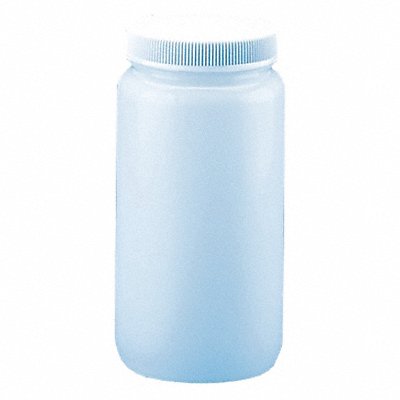 LAB SAFETY SUPPLY 44YW75 Bottle 242 mm H White 119 mm Dia