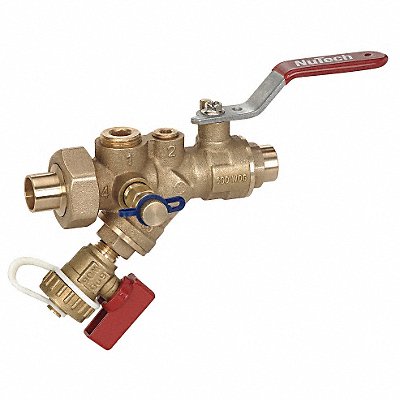 NUTECH SV3E125S125S Combination Strainer Valve 1-1/4In Sweat
