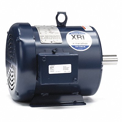 MARATHON MOTORS 182TTFBD6002 GP Motor 3 HP 3 510 RPM 230/460V AC 182T