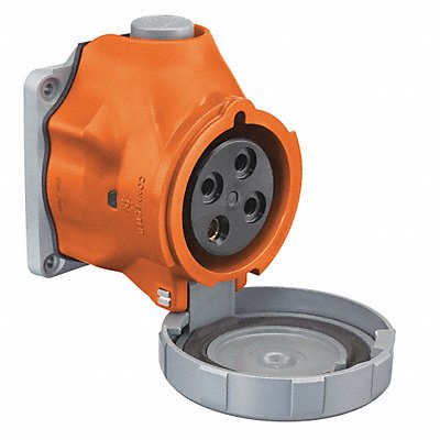 HUBBELL HBLS430R12W Pn Slv Rec Orange 30 A 3Pl Single