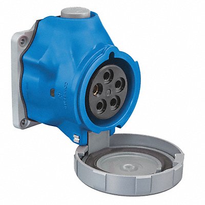 HUBBELL HBLS530R9W Pn Slv Rec Blue 30/32 A 4Pl Three