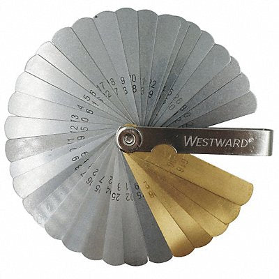 WESTWARD 44ZE49 Feeler Gauge Set