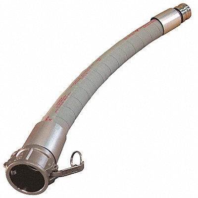 NOVAFLEX 6300WT4820 Food Hose 3 ID x 20 ft L Grey