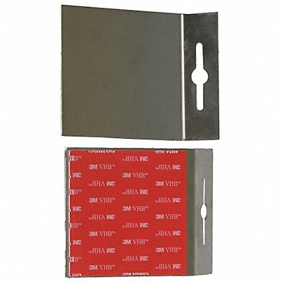 QUAKEHOLD! RA4X4 Adhesive Plates Silver 500 lb.