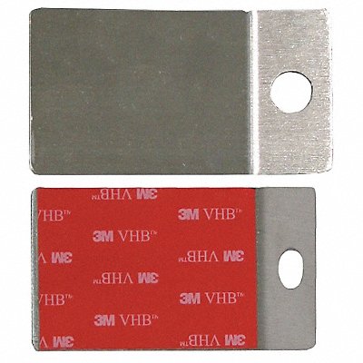 QUAKEHOLD! RA2X3 Adhesive Plates Silver 250 lb.