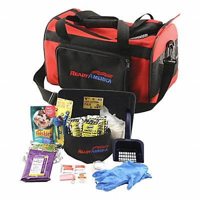 READY AMERICA 77100 Cat Emergency Kit 1 Cat Srvd