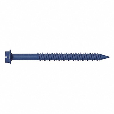 MKT FASTENING H4175SP ConcScrw HexWashr S 1/4 D 1-3/4 L PK25