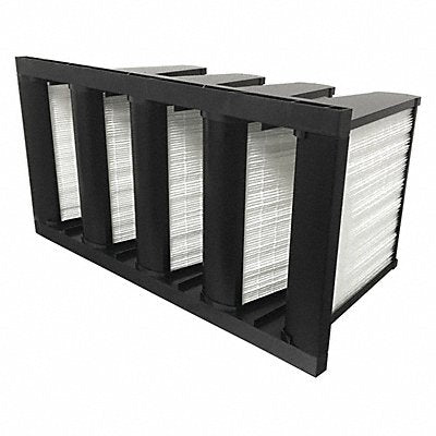 GRAINGER 44ZU39 V-Bank Air Filter 12x24x12 MERV 14