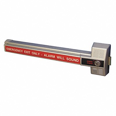 DETEX ECL230XWCYL Rim Exit Device with Alarm Non-Handed