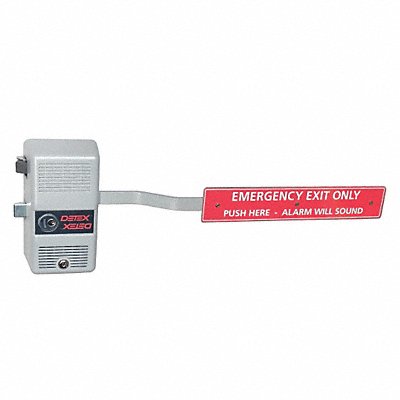 DETEX ECL600WCYL Rim Exit Device with Alarm ECL-600