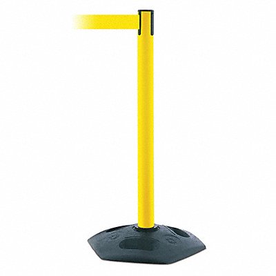 TENSABARRIER 88635MAXNOY5XC Barrier Post with Belt Yellow
