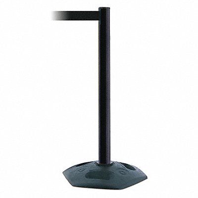 TENSABARRIER 88633MAXNOB9XC Barrier Post with Belt Black