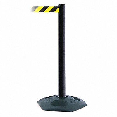 TENSABARRIER 88633MAXNOD4XC Barrier Post with Belt Yellow/Black