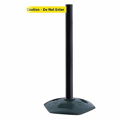 TENSABARRIER 88633MAXNOYAXC Barrier Post w/Belt Yellow w/Black Text