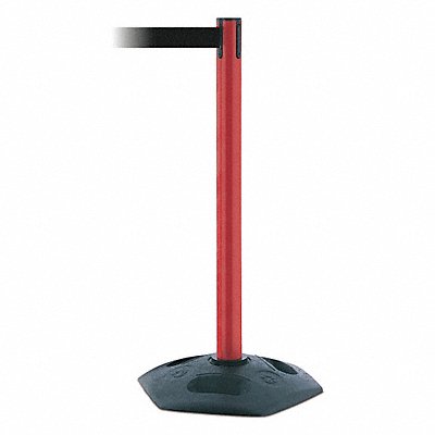 TENSABARRIER 88621MAXNOB9XC Barrier Post with Belt Black