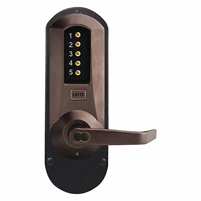 KABA SIMPLEX 5010BWL74441 Mechanical Push Button Trim Lever Grade 1