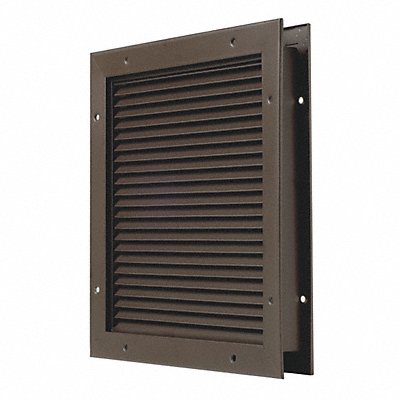NATIONAL GUARD L700BFDKB12x6 No Vision Door Partition Louver 10 in