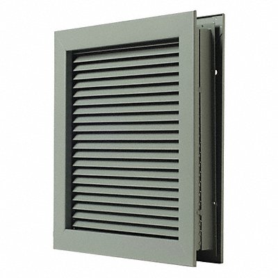 NATIONAL GUARD L700RX20x20 Self Attaching Louver Steel 10 ft