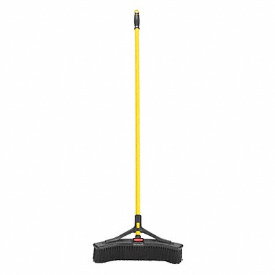 RUBBERMAID COMMERCIAL PRODUCTS 2018727 Push Broom 58 in Handle L 18 in Face
