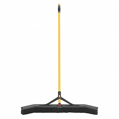 RUBBERMAID COMMERCIAL PRODUCTS 2018728 Push Broom 60 in Handle L 36 in Face