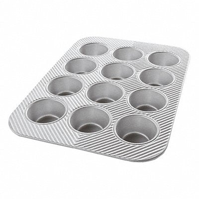 CHICAGO METALLIC 45125 Cupcake/Muffin Pan 11 1/8 in W