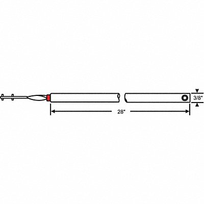 GRAINGER 8328R Tube Balance Tilt Window 29 L