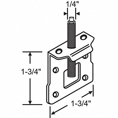 GRAINGER 269 Pivot Bracket Steel Plated