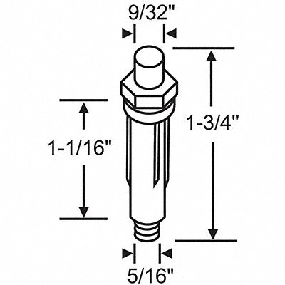 GRAINGER 2106 Bottom Pivot Steel Plated