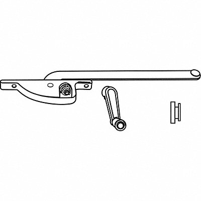GRAINGER 36117B Window Operator Hand Casement 12-1/2 L