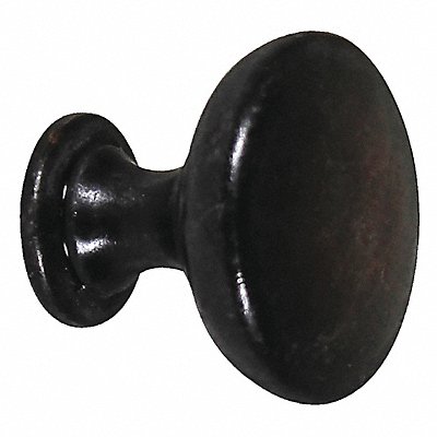 GRAINGER 45354ORBZ Cabinet Knob Round Shape Zinc
