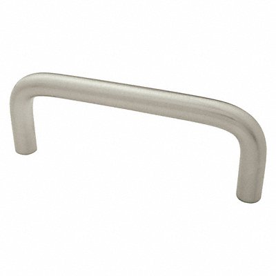 GRAINGER 45418SNK Cabinet Pull Oval Shape Zinc