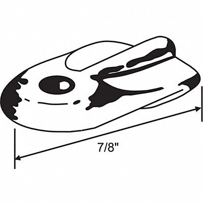 GRAINGER 9077 Frame Wing Clip Screen 7/8 L