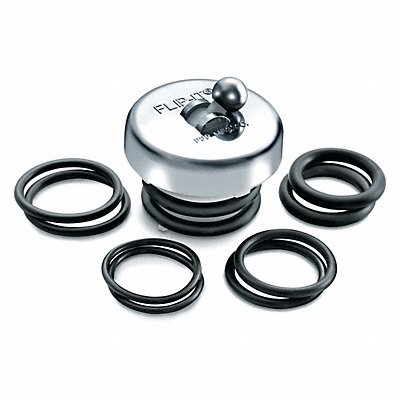 GRAINGER P100 Drain Stopper 1 5/8 in Dia Plastic