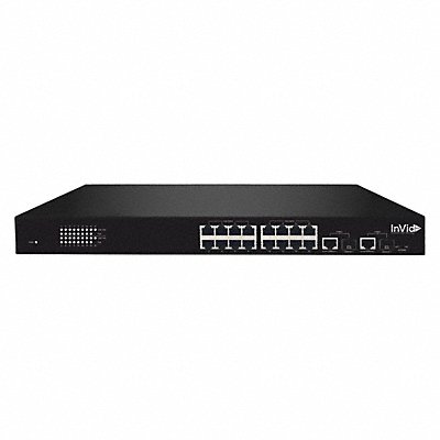 ULTRA VISLRPOE162 PoE Switch 16 Camera Inputs Metal