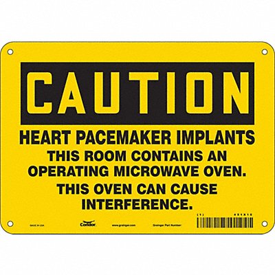 CONDOR 451X15 Safety Sign Radiofrequency/Microwave 7 H