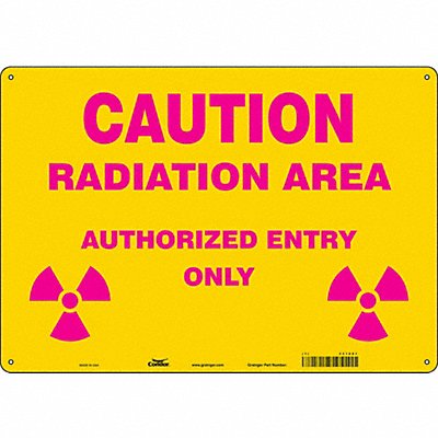 CONDOR 451Z01 Safety Sign 14 inx20 in Aluminum