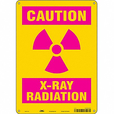 CONDOR 452A48 K0939 Safety Sign 14 inx10 in Polyethylene