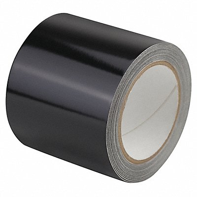 GRAINGER 20LP54 Floor Tape Black 4 inx50 ft Roll