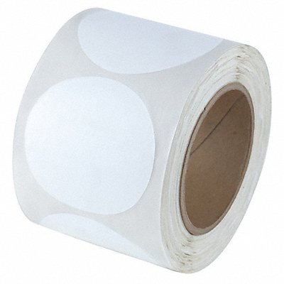 GRAINGER ZMC3WT1000 Floor Tape White 3 inx3 in Circle