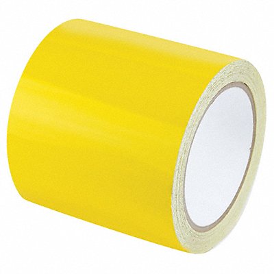 GRAINGER RF4YL Floor Tape Yellow 4 inx30 ft Roll