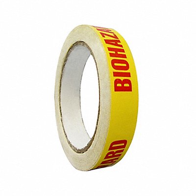GRAINGER 9WXD5 Floor Tape Red/Yellow 3/4 inx120 ft Roll