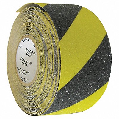 WOOSTER MYBS0360R AntiSlip Tape 60 ftLx3 W BLK/Yellow 46Grit