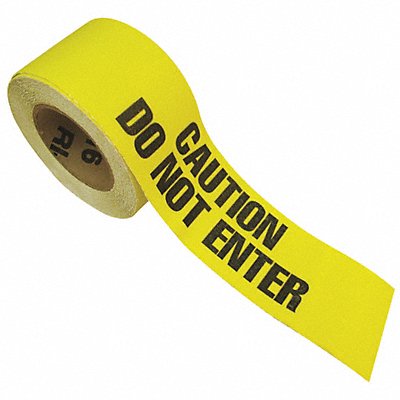 WOOSTER MDNE0360R AntiSlip Tape 60 ftLx3 W BLK/Yellow 46Grit