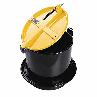 PIG DRM1213YW Drum Lid Yellow Steel 55 gal